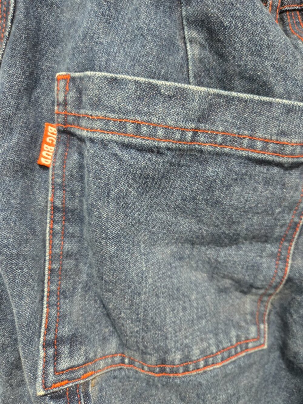 Big Bud Press Petite M Size Dark Wash Carpenter Jeans - Picture 9 of 10